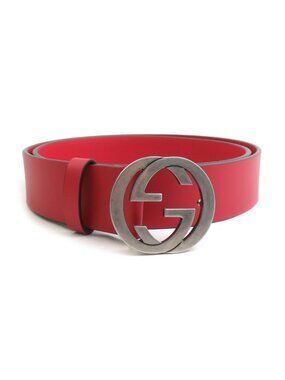 Gucci Belt Interlocking Red